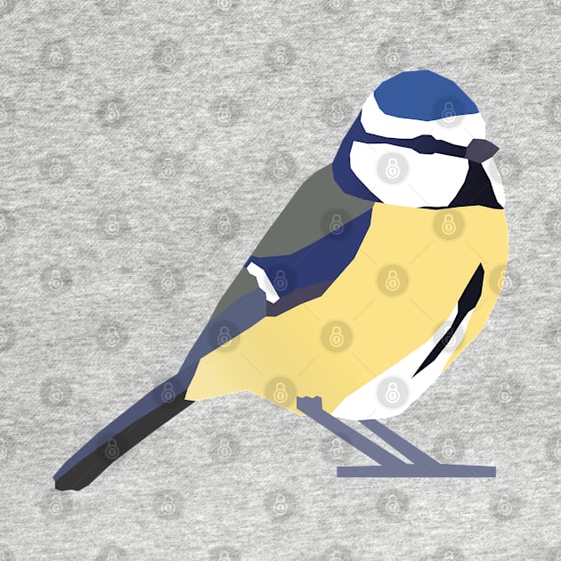 Graphic Nature - Blue Tit by AnthonyZed